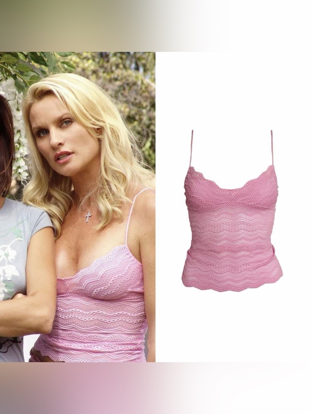 Lace Cropped Camisole As Seen On Edie Britt On Desperate Housewives